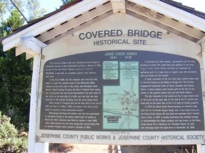Grave Creek Ranch Marker. Click for full size. Grave Creek Ranch Marker image. Click for full size.
