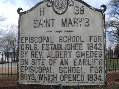Saint Mary’s Marker. Click for full size. Saint Mary’s Marker image. Click for full size.
