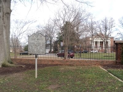 Saint Mary’s Marker. Click for full size. Saint Mary’s Marker image. Click for full size.