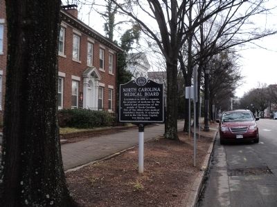 Marker in Raleigh image. Click for full size.