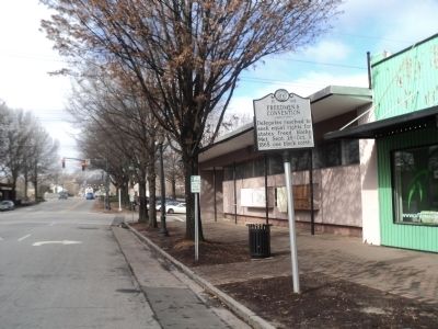 Marker on Hillsborough Street. Click for full size. Marker on Hillsborough Street image. Click for full size.