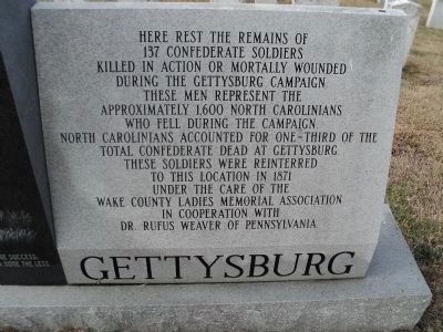 Confederate Soldiers Memorial Marker image. Click for full size.