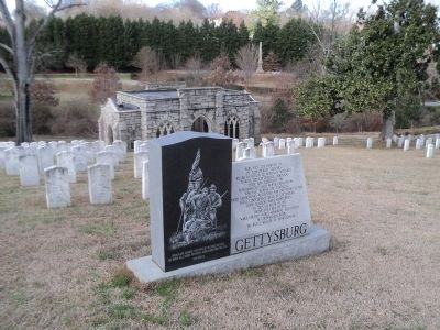 Marker in Oakwood Cemetery. Click for full size. Marker in Oakwood Cemetery image. Click for full size.