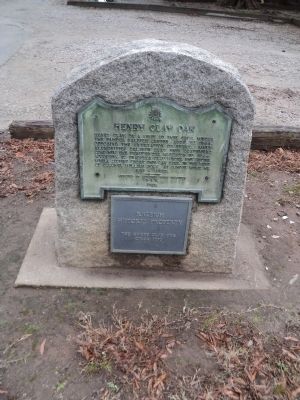 Henry Clay Oak Marker. Click for full size. Henry Clay Oak Marker image. Click for full size.