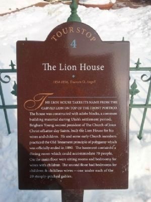 The Lion House. Click for full size. The Lion House image. Click for full size.
