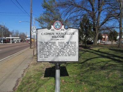 Cadmus Marcellus Wilcox Marker. Click for full size. Cadmus Marcellus Wilcox Marker image. Click for full size.