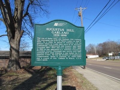 Augustus Hill Garland Marker. Click for full size. Augustus Hill Garland Marker image. Click for full size.