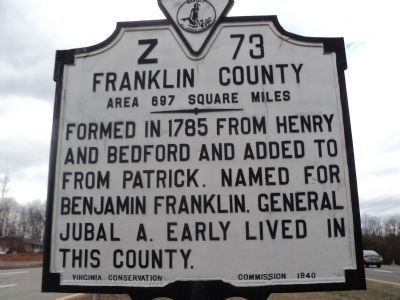 Franklin County Marker image. Click for full size.