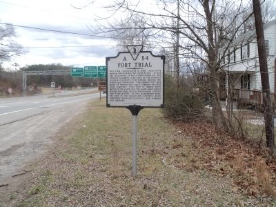 Fort Trial Marker. Click for full size. Fort Trial Marker image. Click for full size.
