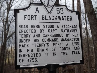 Fort Blackwater Marker image. Click for full size.