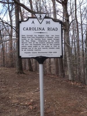 Carolina Road Marker image. Click for full size.