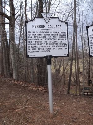 Ferrum College Marker image. Click for full size.