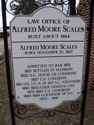 Law Office of Alfred Moore Scales Marker image. Click for full size.