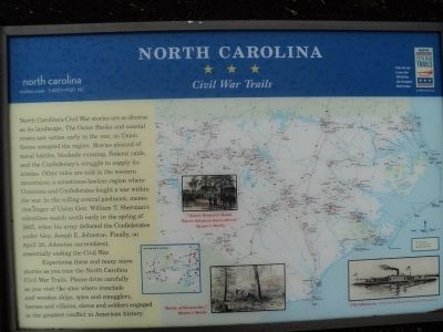North Carolina Marker image. Click for full size.