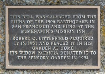 Earthquake Bell Marker image. Click for full size.