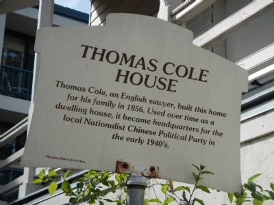 Thomas Cole House Marker image. Click for full size.
