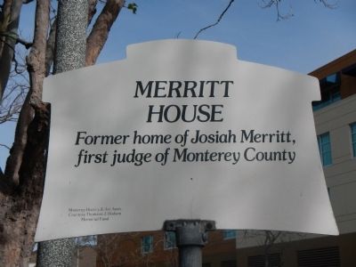 Merritt House Marker image. Click for full size.