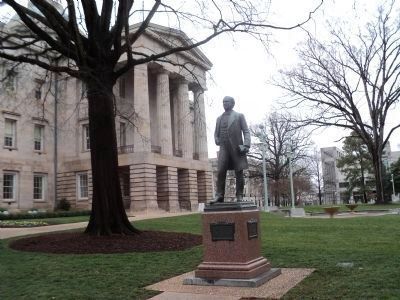 Marker at the N.C. Capitol. Click for full size. Marker at the N.C. Capitol image. Click for full size.