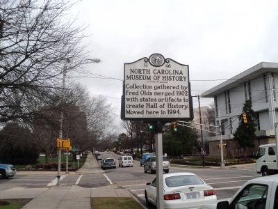 North Carolina Museum of History Marker image. Click for full size.