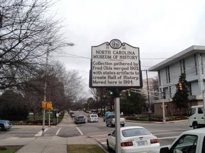 North Carolina Museum of History Marker. Click for full size. North Carolina Museum of History Marker image. Click for full size.