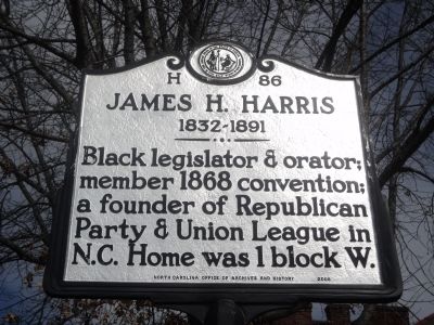 James H. Harris Marker image. Click for full size.