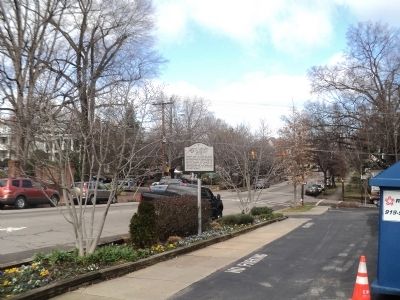 Marker in Raleigh. Click for full size. Marker in Raleigh image. Click for full size.