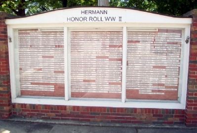 Hermann Honor Roll World War II. Click for full size. Hermann Honor Roll World War II image. Click for full size.