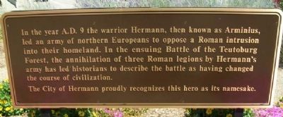Hermann: Germania's Liberator Marker (back) image. Click for full size.