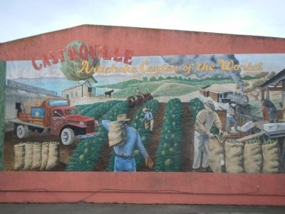 Artichoke Farming at Castroville mural image. Click for full size.