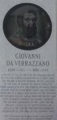 Giovanni Da Verrazzano Marker image. Click for full size.