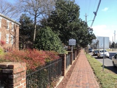Marker on E Peace Street. Click for full size. Marker on E Peace Street image. Click for full size.