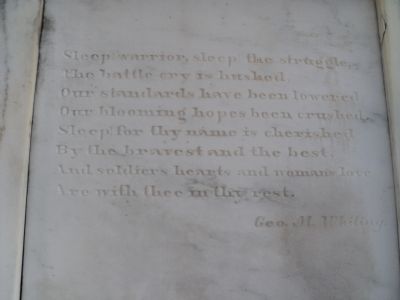 Confederate Monument Marker. Click for full size. Confederate Monument Marker image. Click for full size.