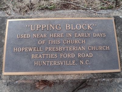 “Upping Block” Marker. Click for full size. “Upping Block” Marker image. Click for full size.