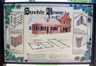 Strehly House Marker image. Click for full size.
