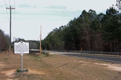 Camp Butler Marker at the southwestern bank of Shaw's Creek bridge image. Click for full size.