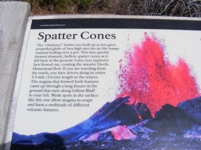 Spatter Cones Marker image. Click for full size.