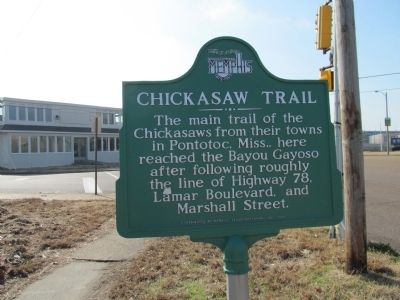 Chickasaw Trail Marker image. Click for full size.
