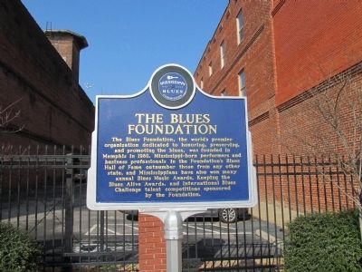 The Blues Foundation Marker image. Click for full size.