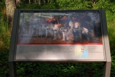 Americans in Redcoats Marker. Click for full size. Americans in Redcoats Marker image. Click for full size.