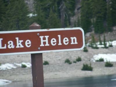 Located at the Lake Helen Turnout. Click for full size. Located at the Lake Helen Turnout image. Click for full size.