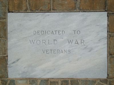 Westminster World War I Monument<br>Front image. Click for full size.
