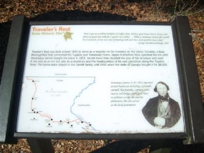 Traveler's Rest State Historic Site Marker image. Click for full size.