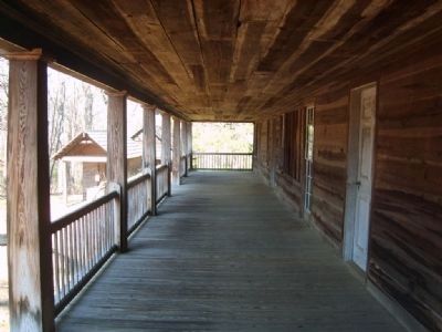 Traveler's Rest State Historic Site<br>Front Porch image. Click for full size.