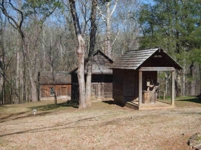 Traveler's Rest State Historic Site<br>Well House and Other Buildings image. Click for full size.