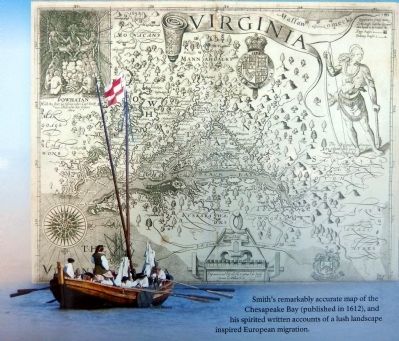 Smith's 1612 Map. Click for full size. Smith's 1612 Map image. Click for full size.