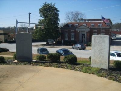 Stephens County Revolutionary Soldiers Monument (Right) image. Click for full size.