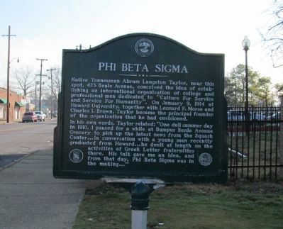 Phi Beta Sigma Marker image. Click for full size.