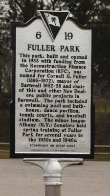 Fuller Park Marker image. Click for full size.