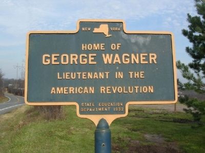 George Wagner Home Marker. Click for full size. George Wagner Home Marker image. Click for full size.