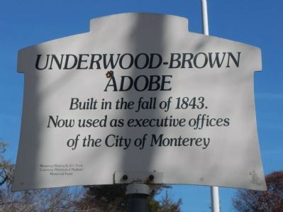 The Underwood – Brown Adobe Marker image. Click for full size.
